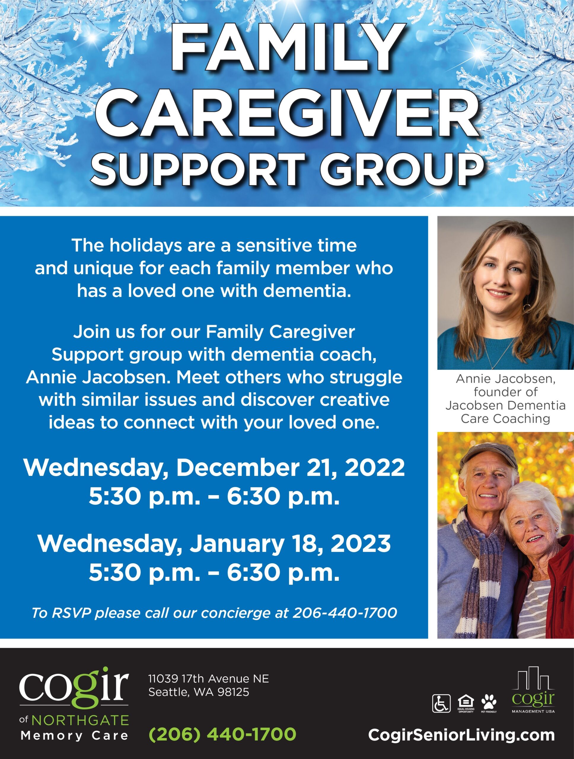 Family Support Grroup Flyer Dec 2022 Jan 2023
