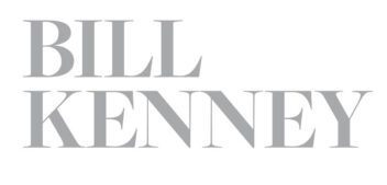 Typographical depiction of the name Bill Kenney