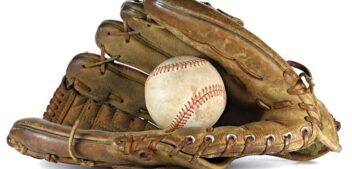 Baseball glove and ball: Reliving the Legends: Al Aber: Detroit Tigers Relief Pitcher